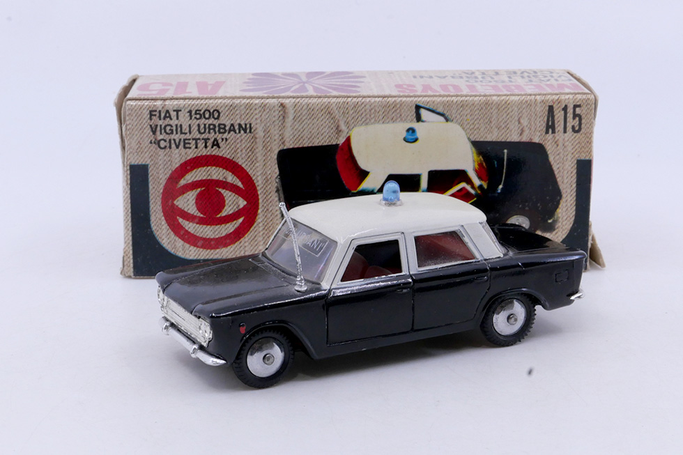 Mebetoys Fiat 1500 vigili urbani civetta A15