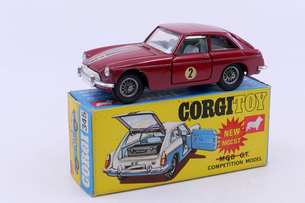 Corgi Toys MG GT Competition 345