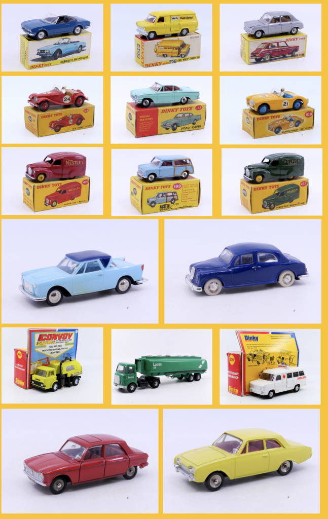 ICIS Lancia Appia 2 ICIS Lancia Appia Coupé 9 Dinky Toys Poch Peugeot 204 510 Dinky Toys Poch Ford Taunus 17M 559