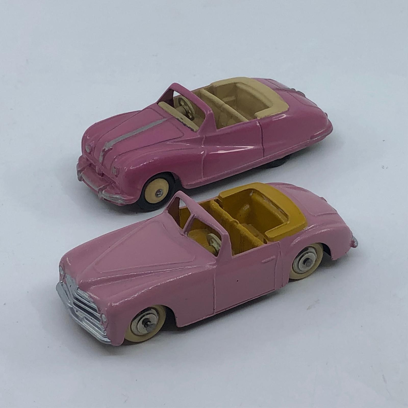 Collection Autojaune. Dinky Toys Austin Atlantic et Simca 8 Rose