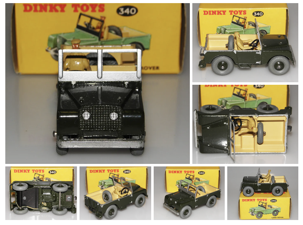 Collection Personnelle AutoJaune Land Rover Dinky Toys GB série spéciale pour l'état Britanique - extrait du blog AUTOJAUNE