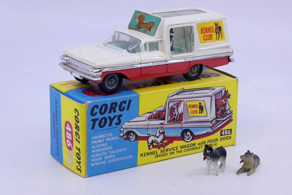 Corgi Toys - Chevrolet fourgonnette Kennel club 486