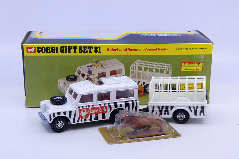 Corgi Toys - Land Rover 109LWB tôlé Game Park Safari GS31