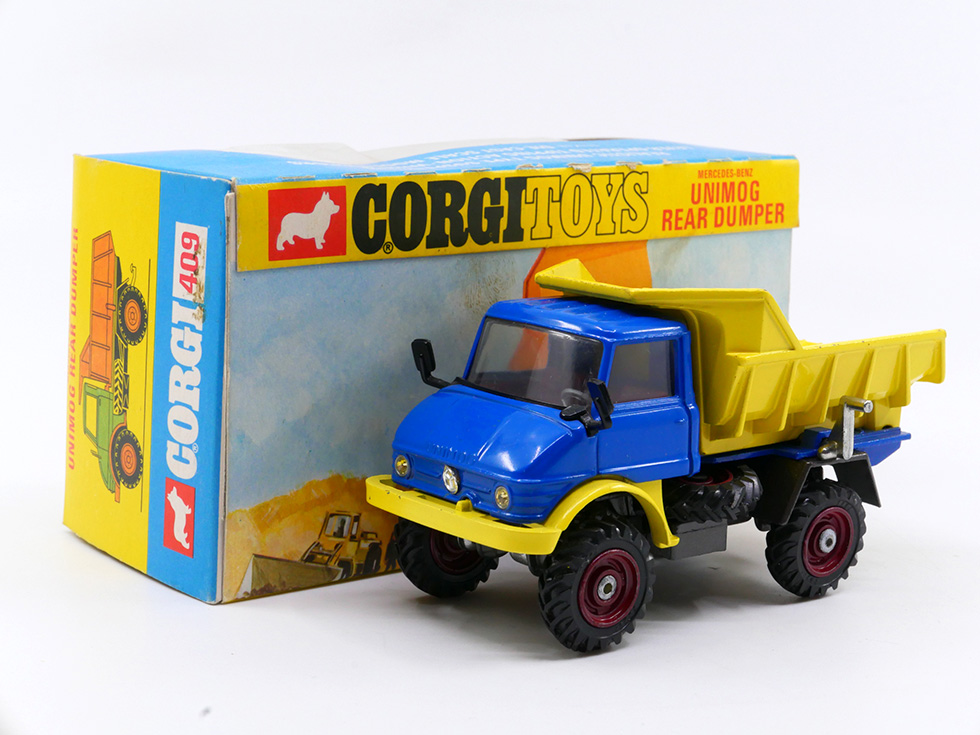 Corgi Toys - Mercedes Unimog benne 409