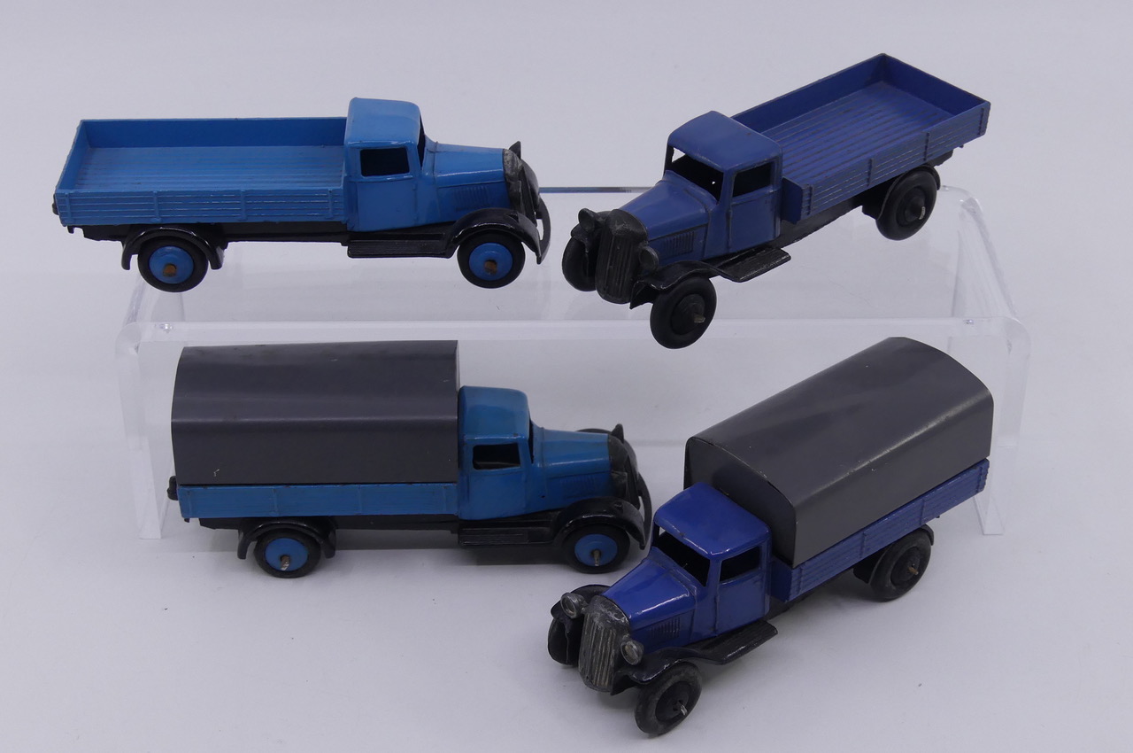 Dinky Toys camions 25 A et 25 B de couleur bleu Collection personnelle AUTOJAUNE 1