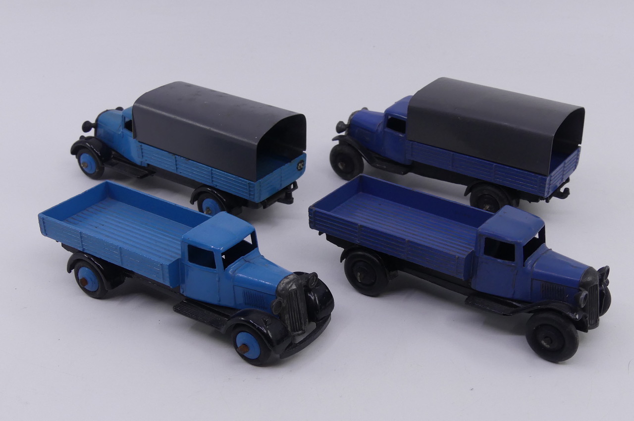 Dinky Toys camions 25 A et 25 B de couleur bleu Collection personnelle AUTOJAUNE 2