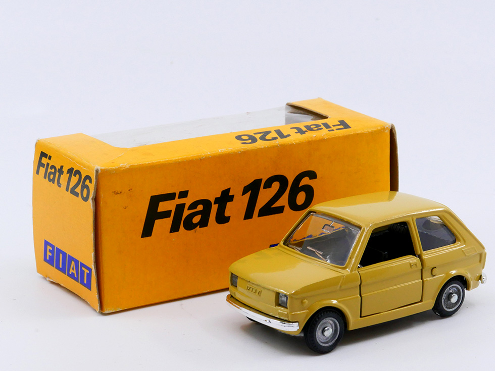 Mebetoys - Fiat 126 promozionale beige 8556