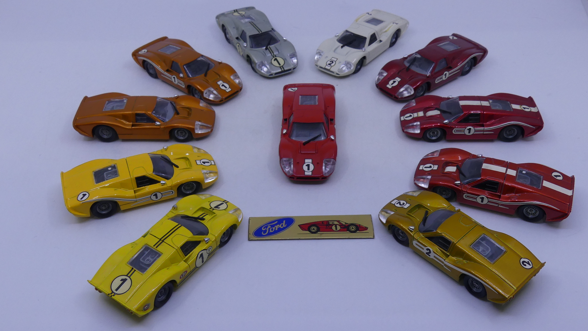 Ford Mk Solido Palette de couleurs- Collection personnelle AutoJaune Espinasse