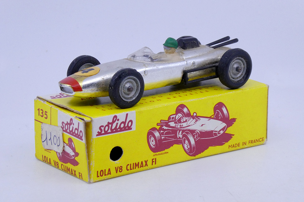 Solido - Lola V8 Climax argent 135