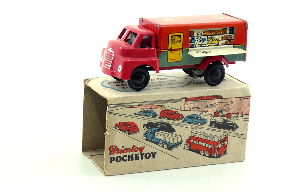 Brimtoys - Bedford S camion vente ambulante fresh groceries