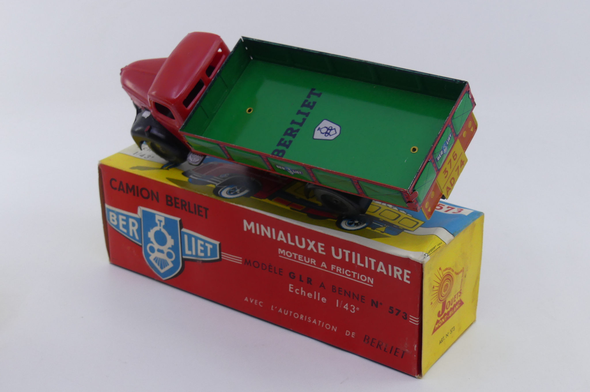 exemple de liens entre Minialuxe et Jouets Mont Blanc Berliet GLR Collection AutoJaune