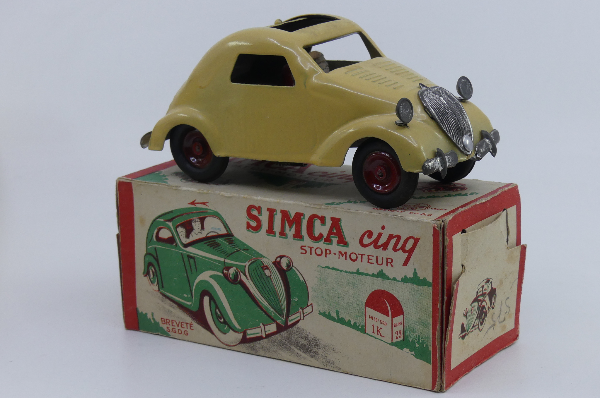 Jouet Richard Simca 5 Collection AutoJaune