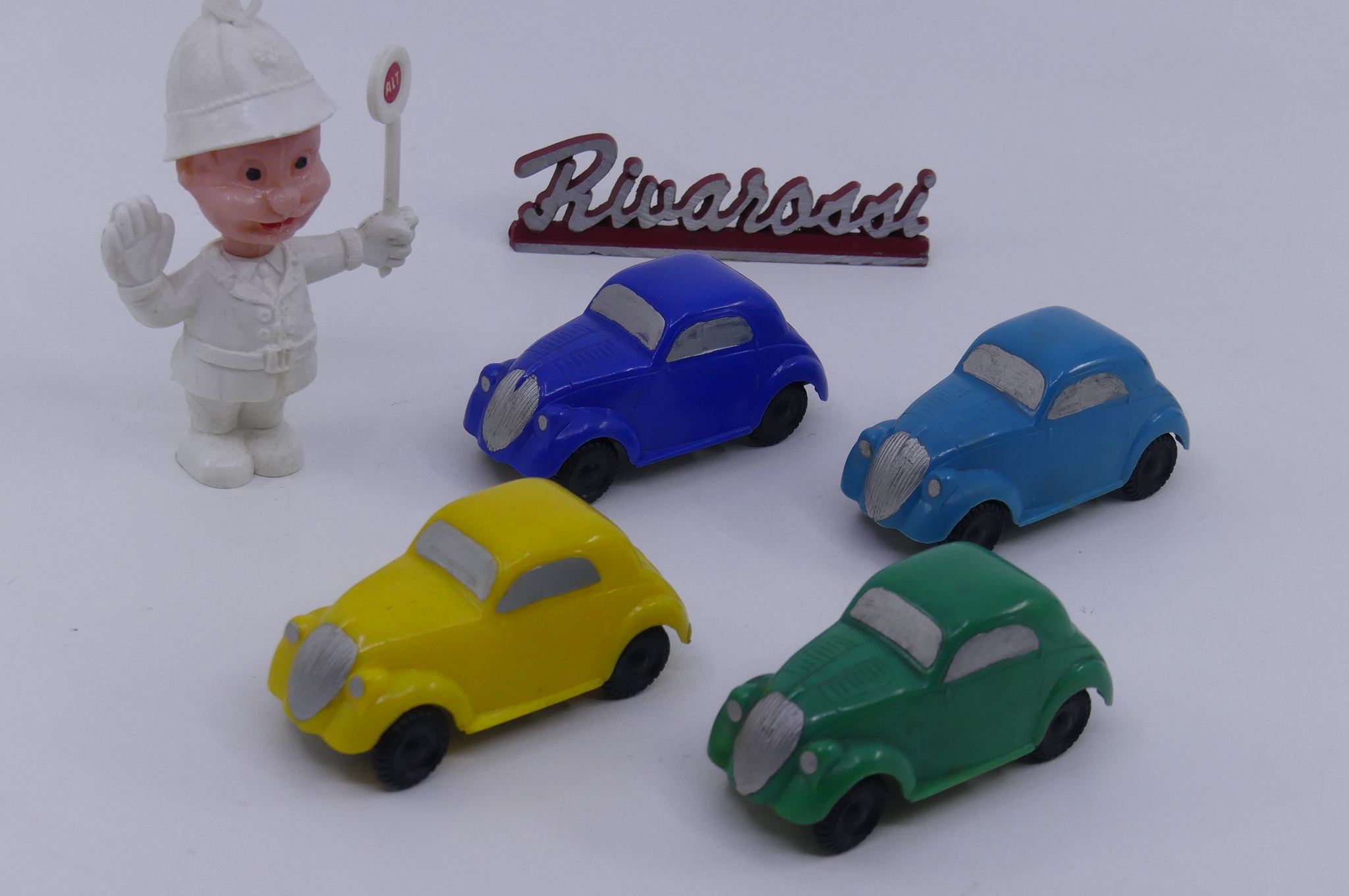 Rivarossi ensemble de Fiat 500 Collection AutoJaune