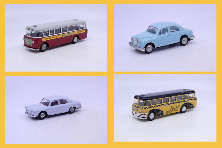 Tekno - Volvo car Flakhaven 850 - Icis - Lancia Appia 2 - Mercury - Lancia Flavia 31 Tekno - Commer car Max J.Madsen 850