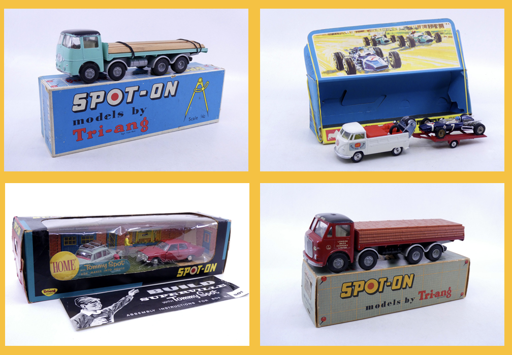 Spot On - ERF 68 G plateau avec chargement de planches de bois 109:2P - Corgi Toys - Volkswagen truck with trailer &Cooper GS6