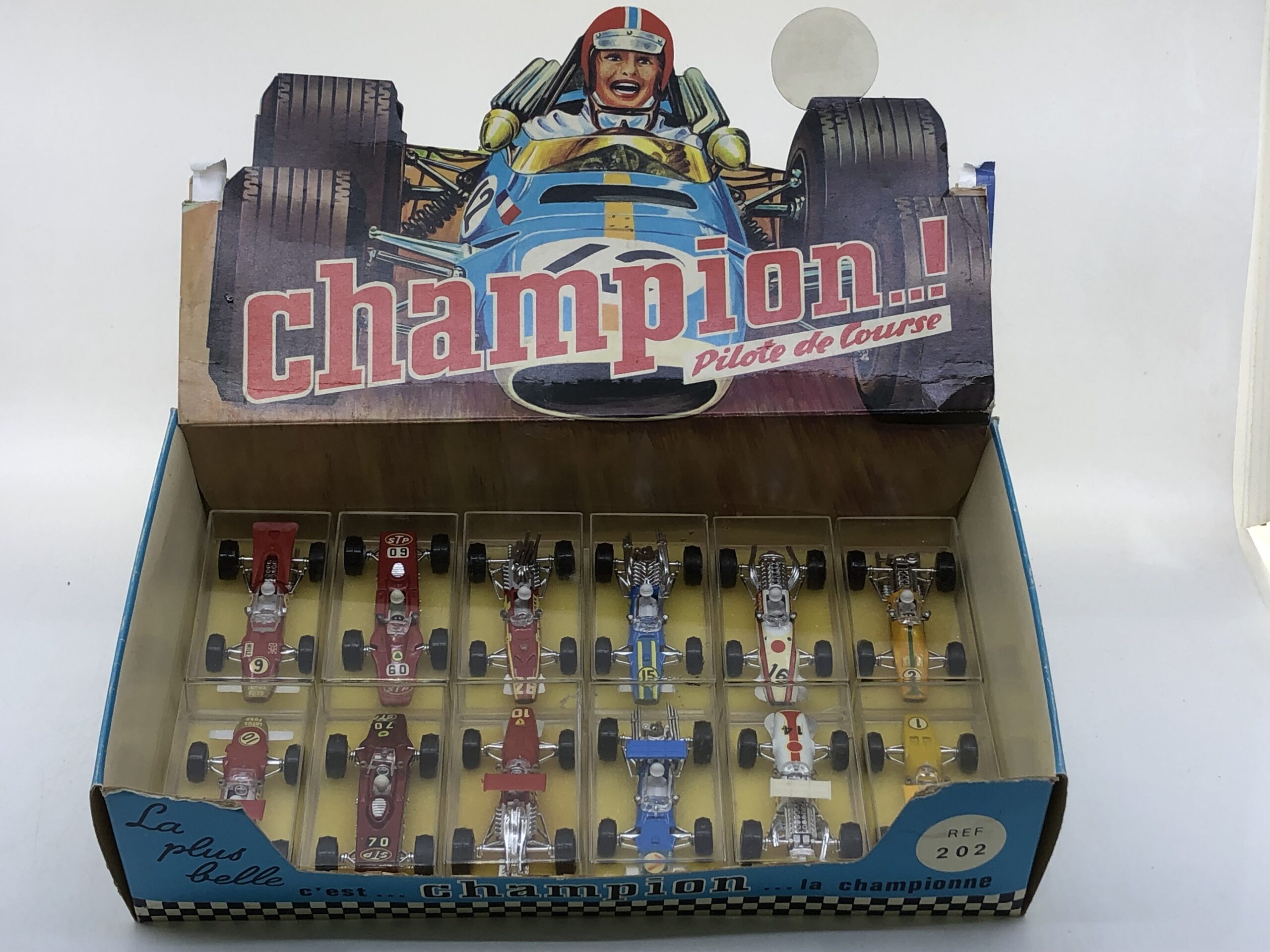 Présentoir Champion Collection AutoJaune