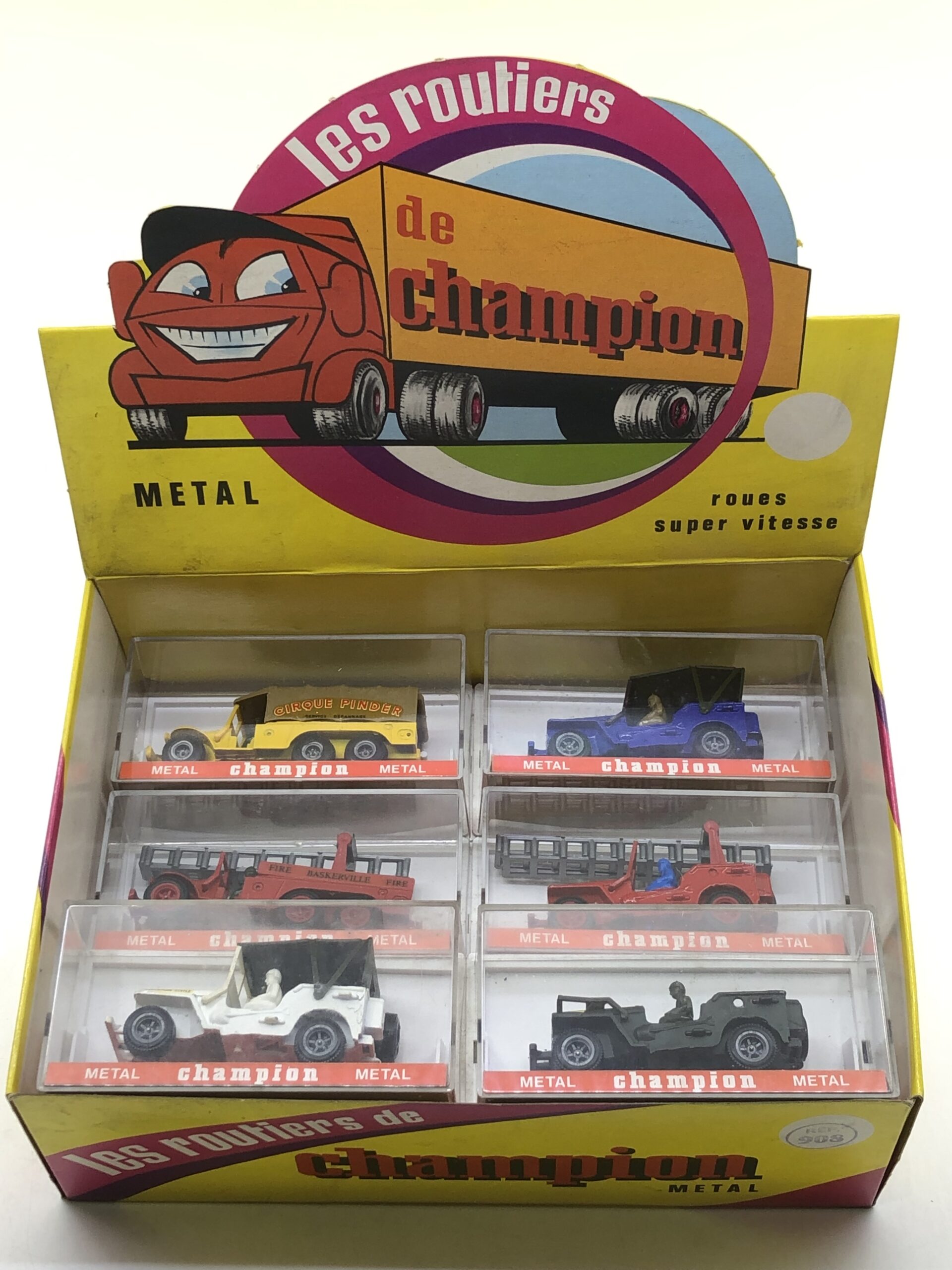 Présentoir Champion Collection AutoJaune