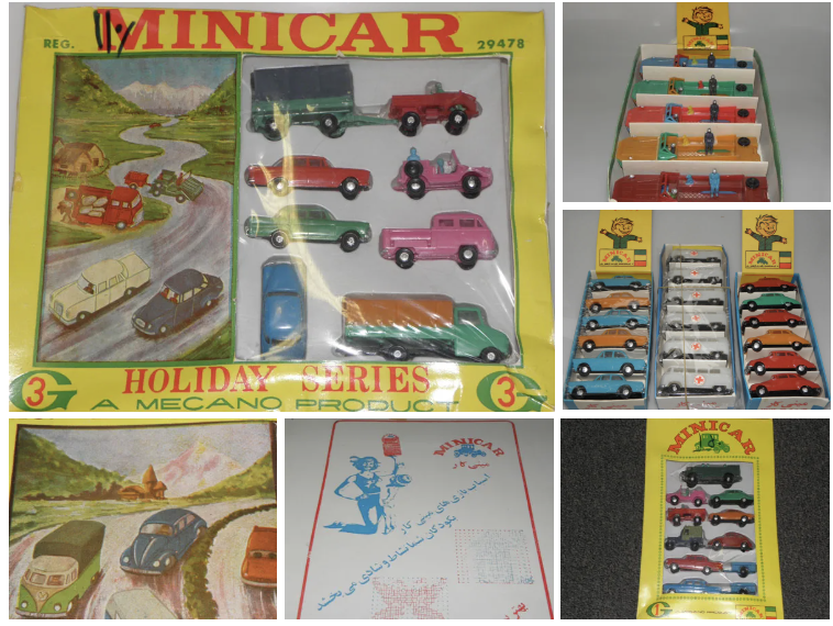 Minicar Coffrets - Collection Autojaune extrait du blog SIKU A LA SAUCE PERSANE