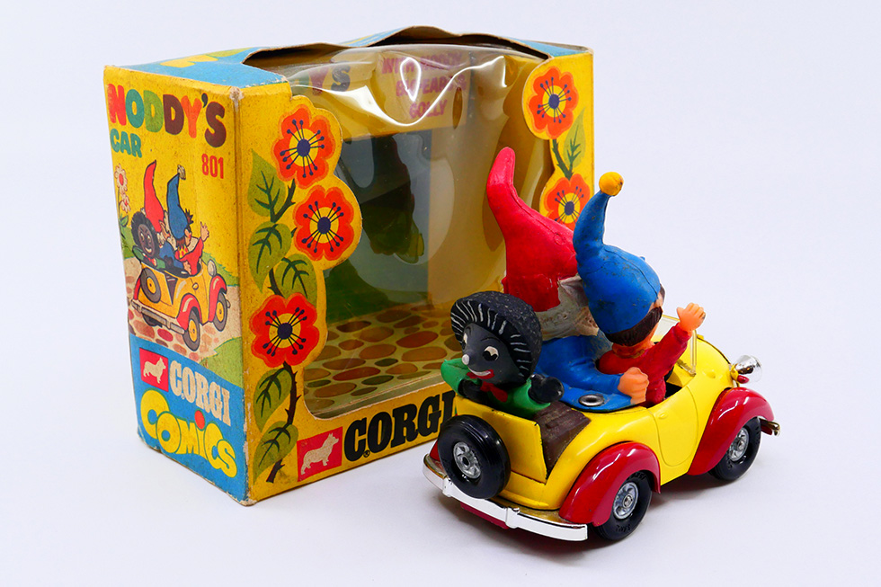 Corgi Toys - Auto torpedo de Noddy (Oui Oui) Rare version 801