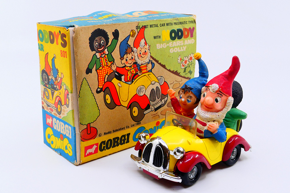 Corgi Toys - Auto torpedo de Noddy (Oui Oui) Rare version 801
