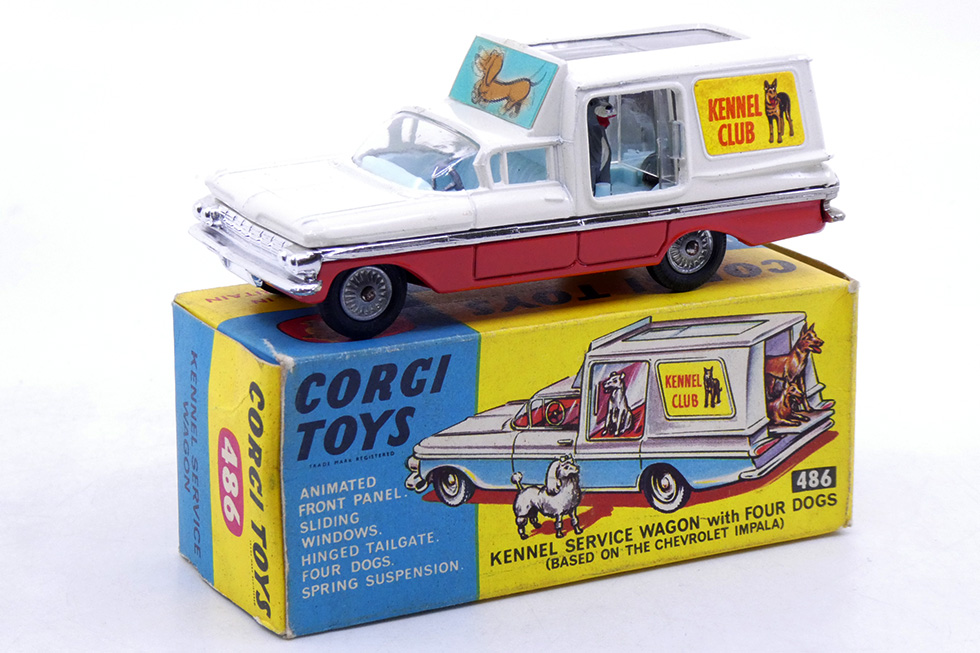 Corgi Toys - Chevrolet fourgonnette Kennel club 486