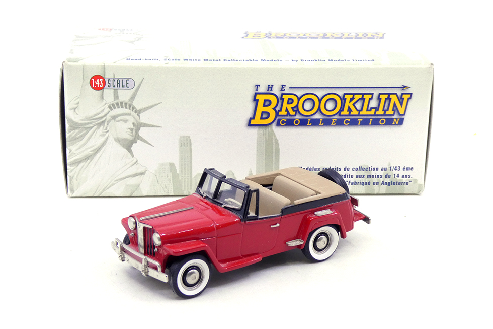 Brooklin models - Willys Overland jeepster 1948 RRK-161