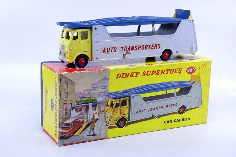 Dinky Toys GB - Leyland Beaver porte autos Auto Transporters 989