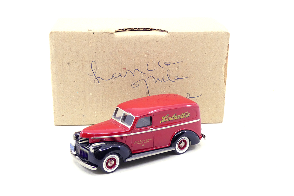 Durham - Chevrolet fourgon 1941Labatt's