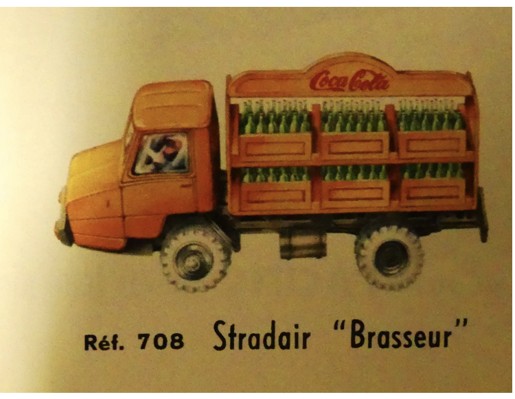FJ Brasseur Stradair Coca Cola Collection AutoJaune extrait du blog Lettre au père Noel extrait catalogue