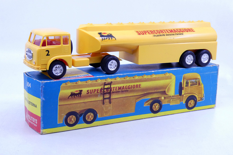 Politoys - Fiat 682 semi remorque citerne Agip 304