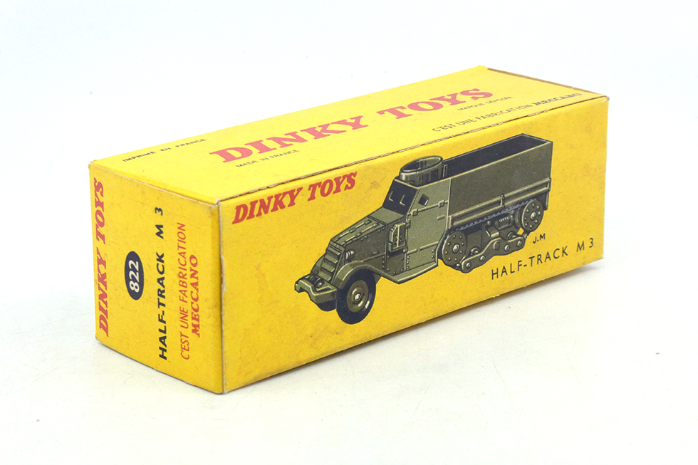 Dinky Toys France - White Half track 822