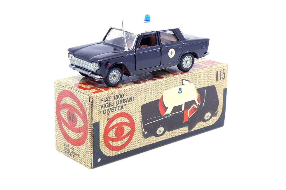 Mebetoys - Fiat 1500 vigili urbani civetta A15