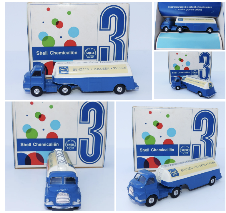 Corgi Toys Bedford type S tracteur semi remorque citerne »Shell chemicals » Collection AutoJaune