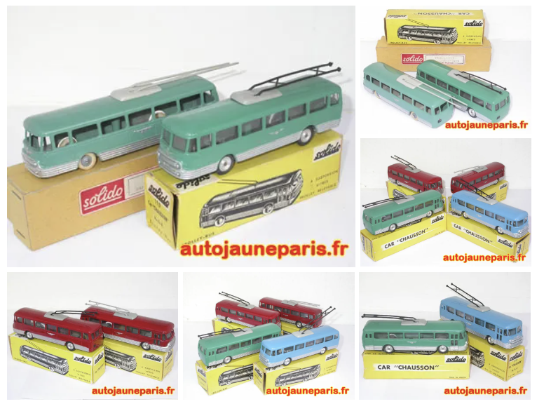 Ensemble de car Chausson Solido Collection AUTOJAUNE extrait du blog Chausson de toutes les couleurs à lire ICI