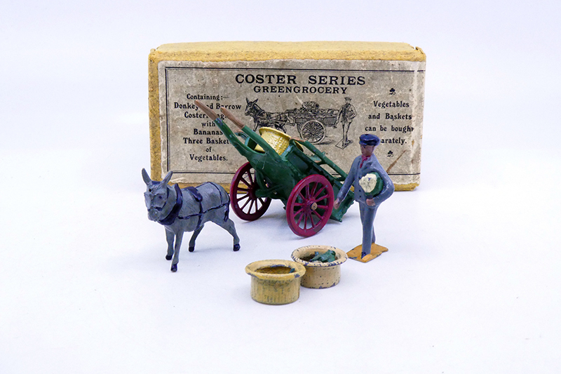 Taylor and Barret - attelage charrette avec paniers de légumes