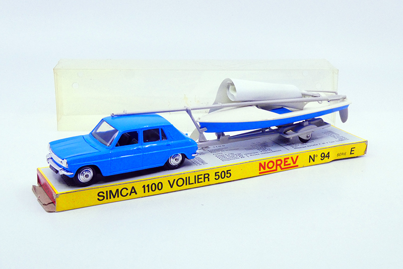 Norev - Simca 1100 avec voilier 505 94