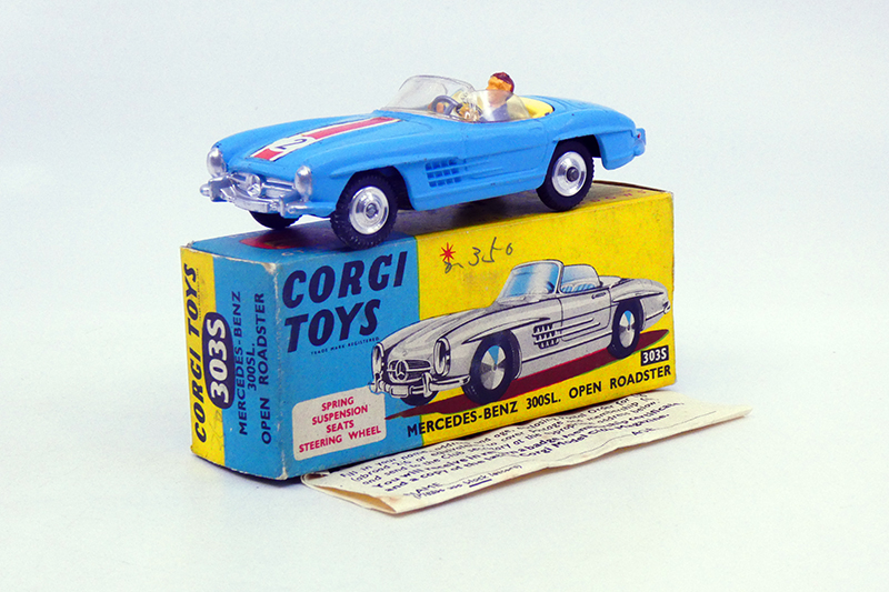 Corgi Toys - Mercedes 300sl open roadster 303 S