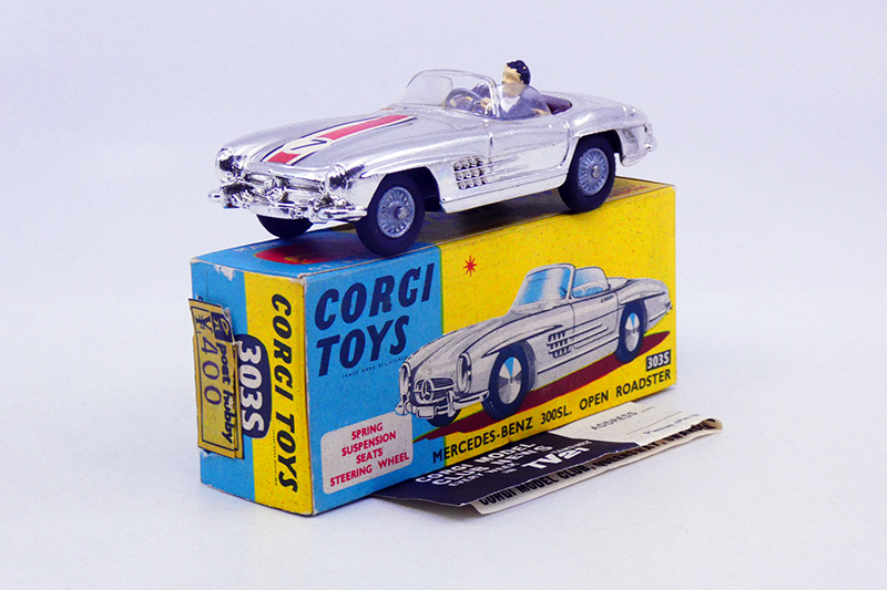 Corgi Toys - Mercedes 300sl open roadster 303S