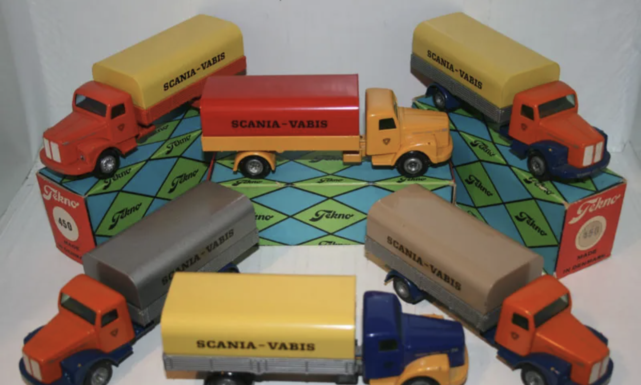 ensemble de Scania Vabis Tekno extrait du Blog AutoJaune Scania Vabis à la conquête de l'Europe